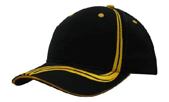 Headwear Cap With Sandwich & Emb Lines X12 - 4099 - City Workwear